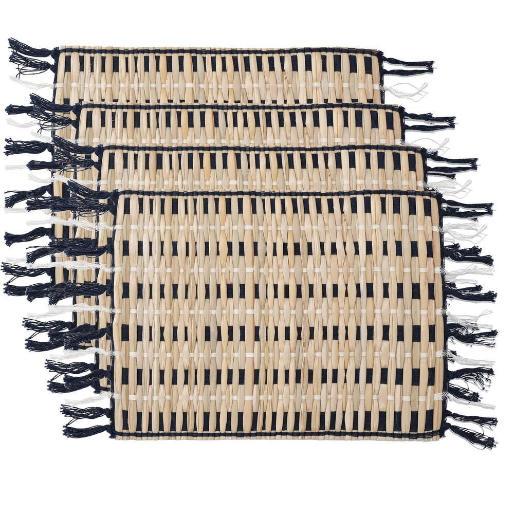 Creative Tops Napier Grass Placemats, Set of 4, Woven Design, 30 x 23 cm