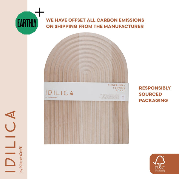 KitchenCraft Idilica Beechwood Reversible Chopping Board, 23x32cm image 11