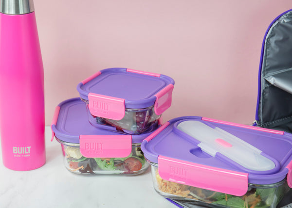 Built Active Glass 900ml Lunch Box with Cutlery image 7