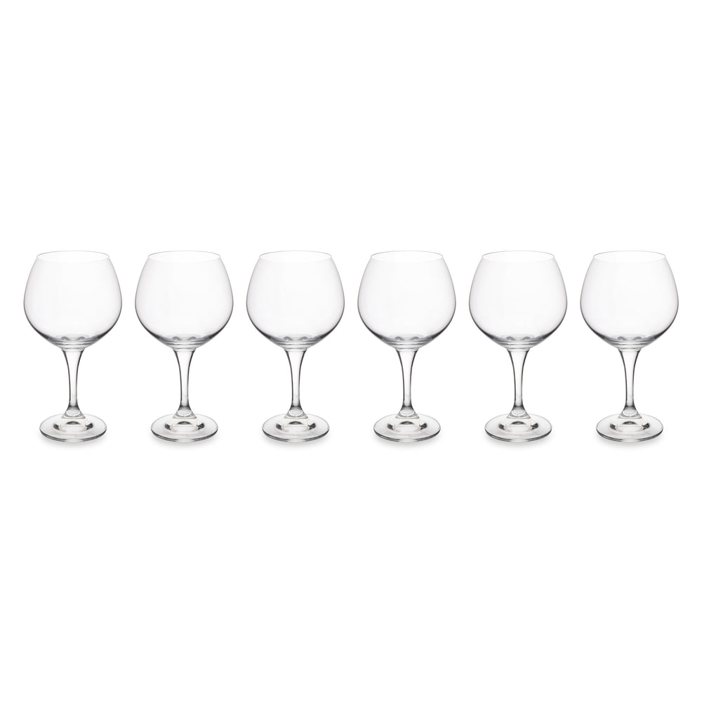 Mikasa Hospitality Hops Burgundy Glasses, 585 ml, Set of 6 image 1