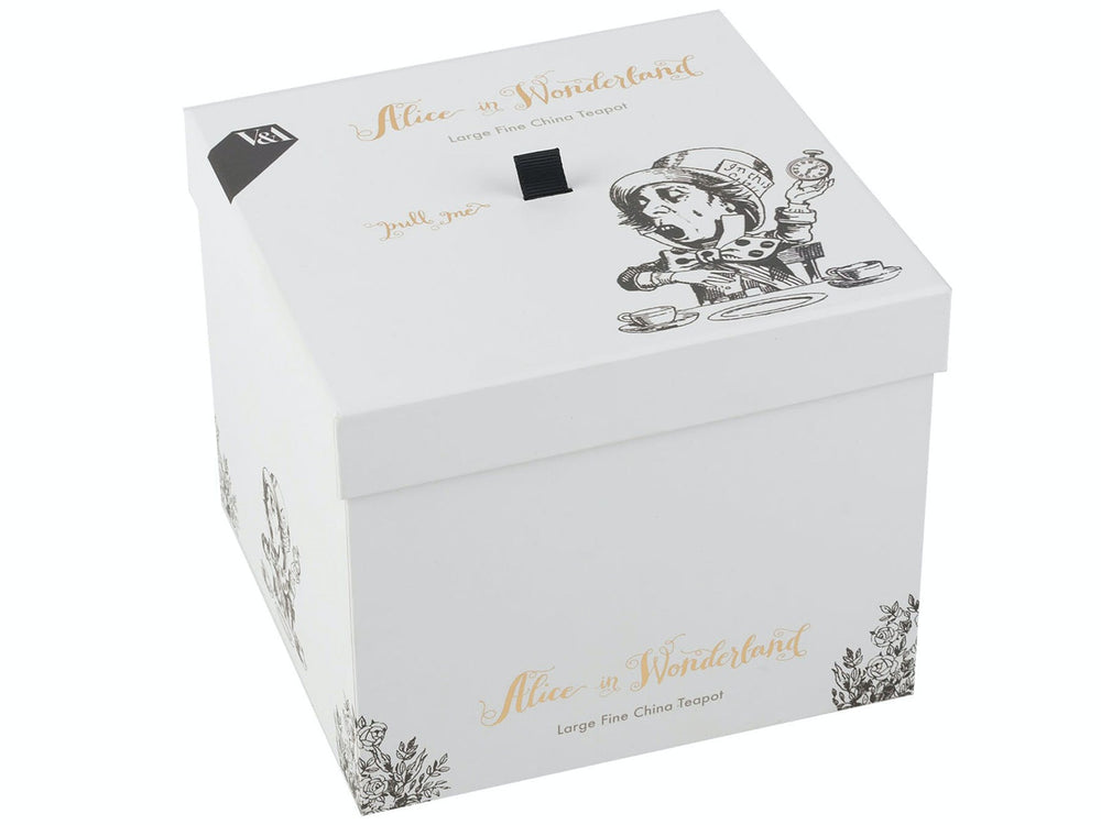 Victoria And Albert Alice In Wonderland Large Teapot