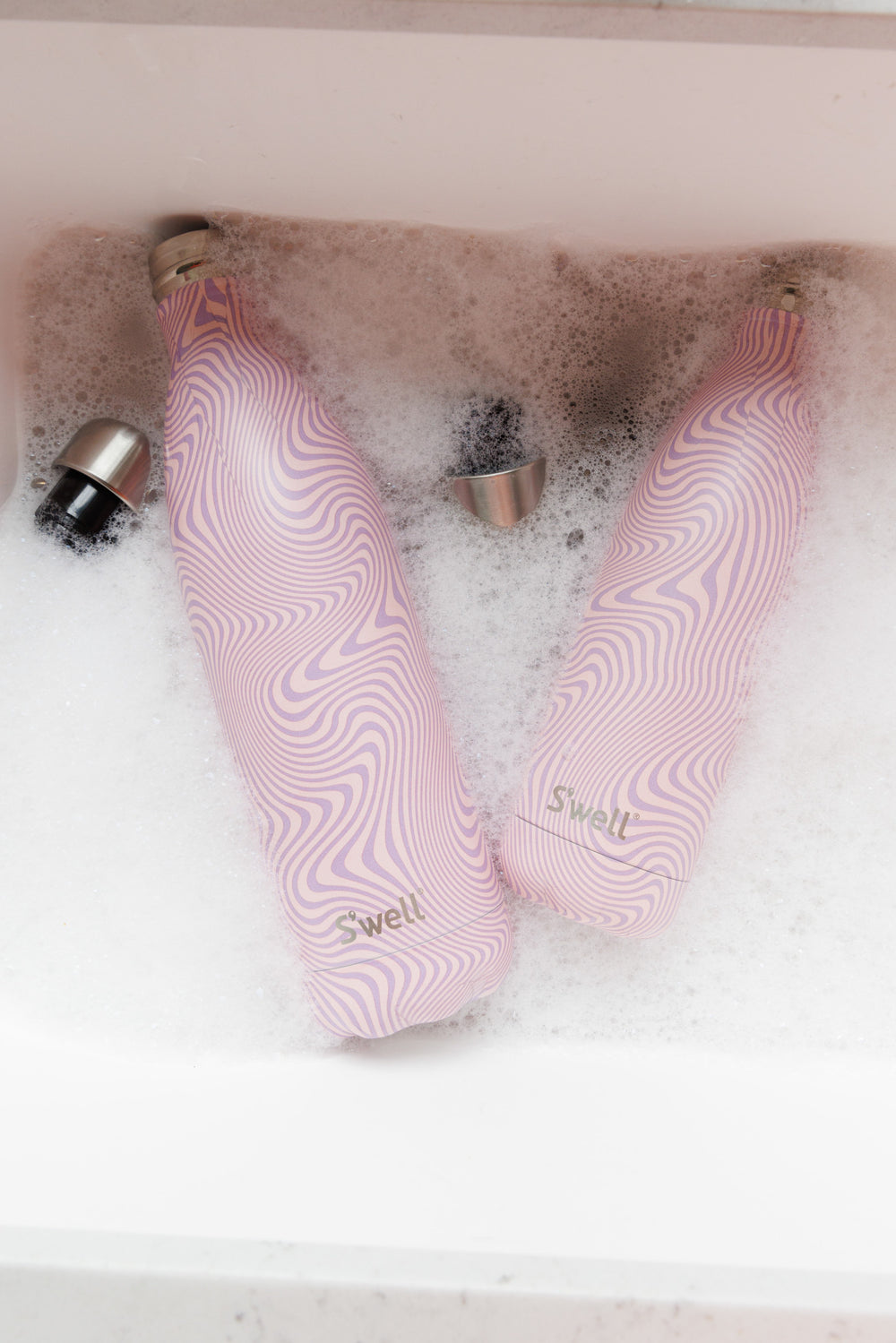 S'well Lavender Swirl Drinks Bottle, 500ml