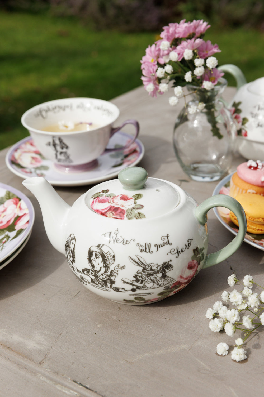 Mikasa and the V&A Alice In Wonderland Bone China Mini Teapot, 400ml