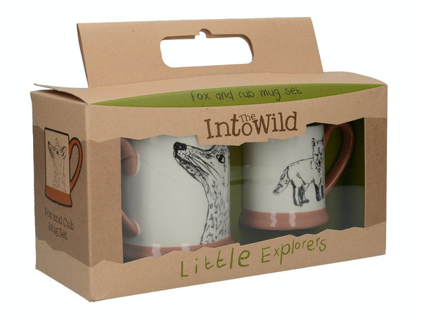 Creative Tops Into The Wild Little Explorer Fox Set Of 2 Mugs image 2
