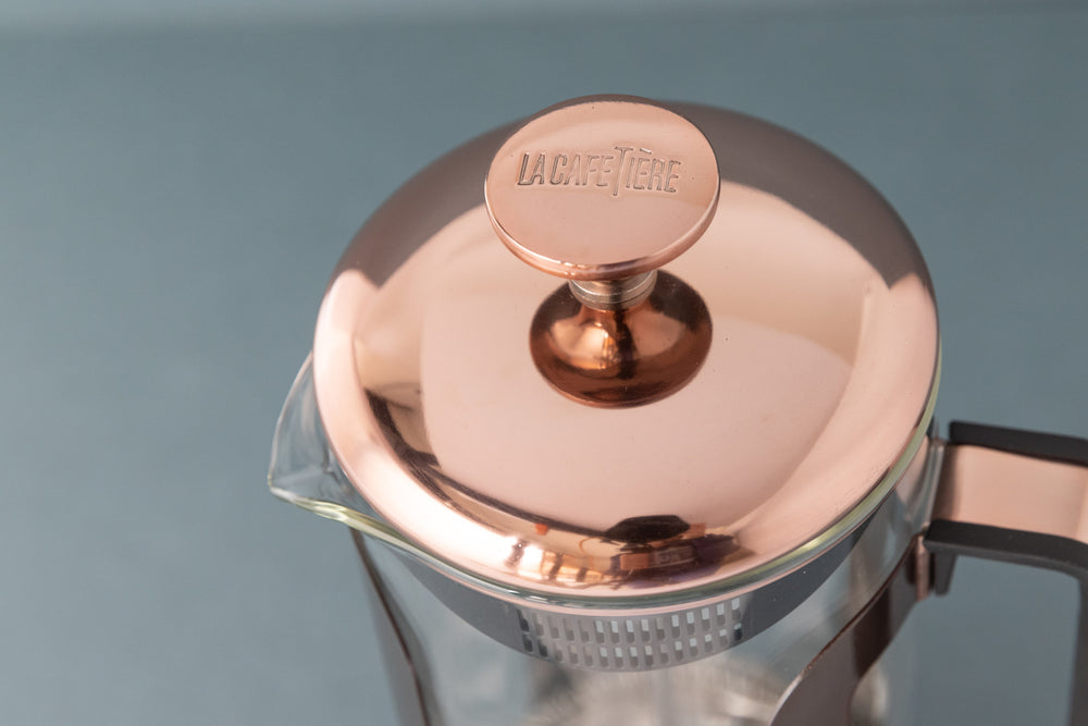 La Cafetière Roma 8 Cup Cafetière - Copper Effect Finish