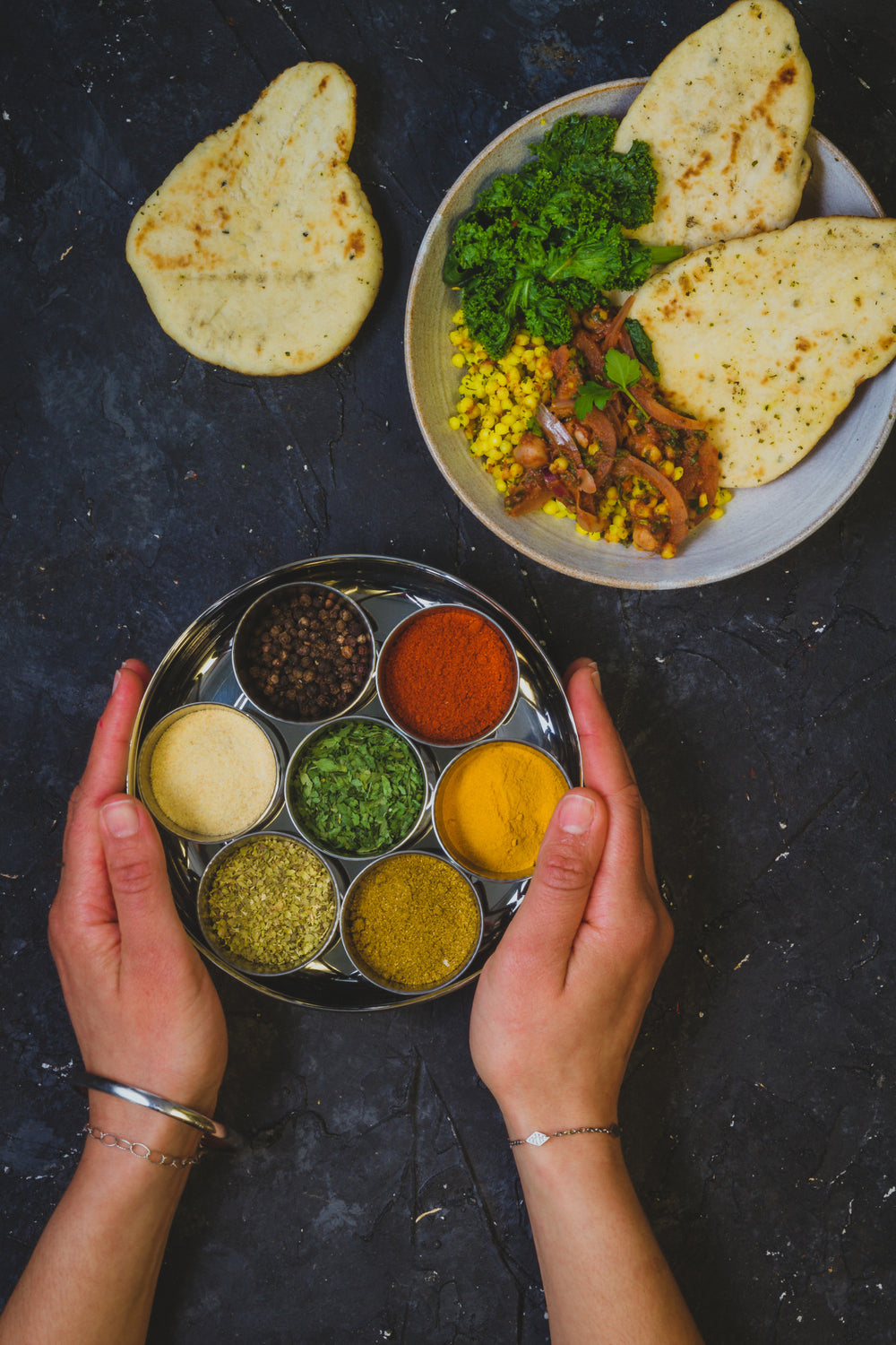 KitchenCraft World of Flavours Indian Stainless Steel Masala Dabba