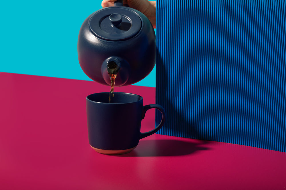 La Cafetière Classic Teapot 2 Cup, Navy, 600ml