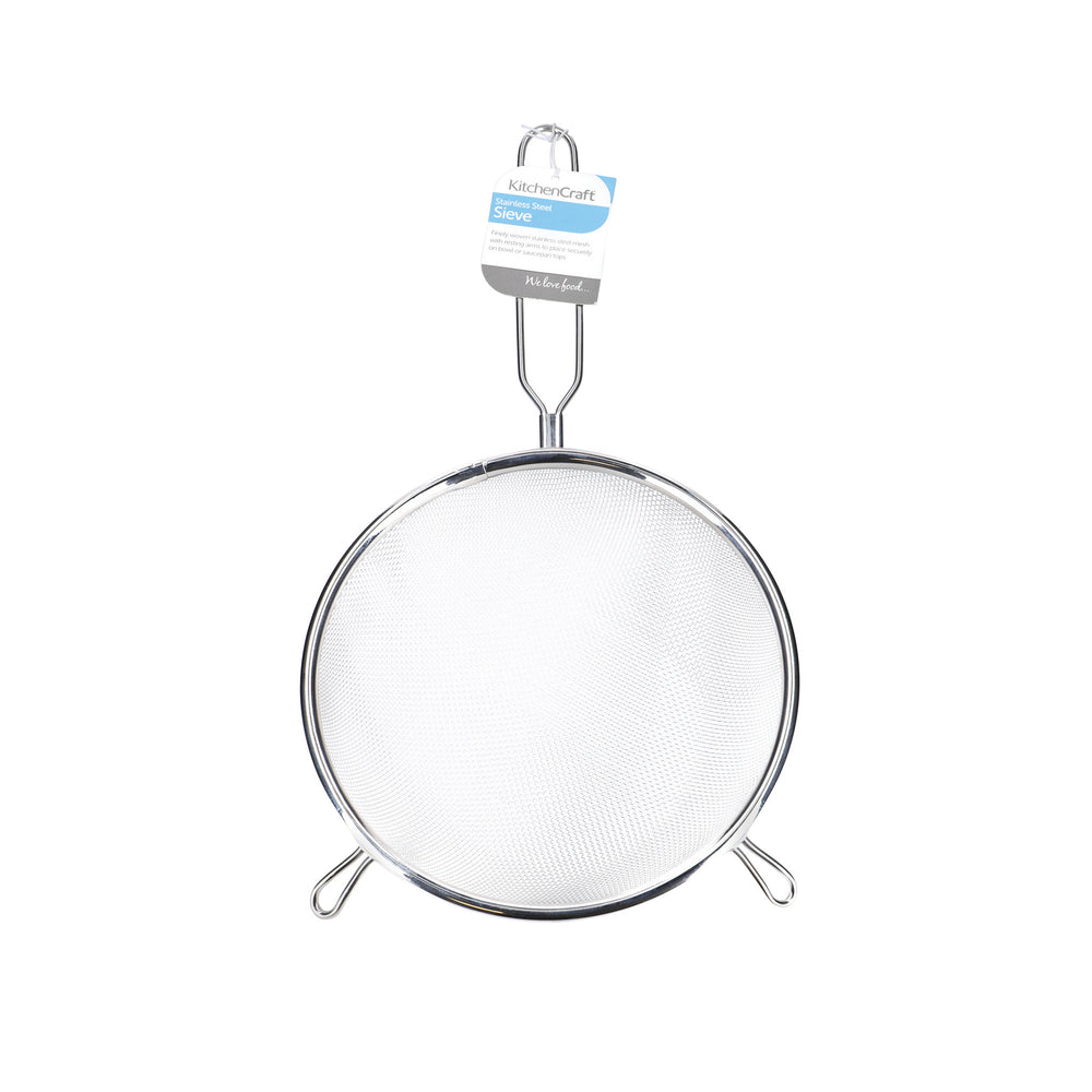 KitchenCraft Stainless Steel 18cm Round Sieve