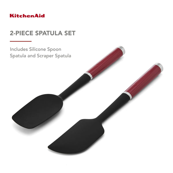 KitchenAid 2pc Silicone Spatula Set – Empire Red image 9