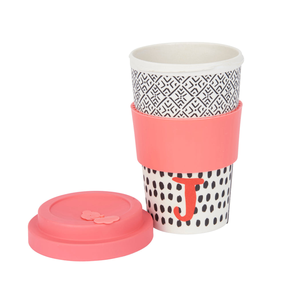 KitchenCraft 410ml Bamboo A to Z Letter 