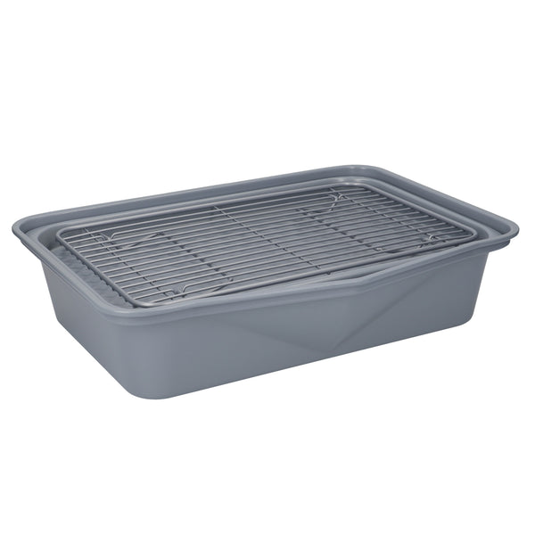 MasterClass Smart Ceramic Large Roasting Tin with Robust Non-Stick Coating, Carbon Steel - Grey image 9