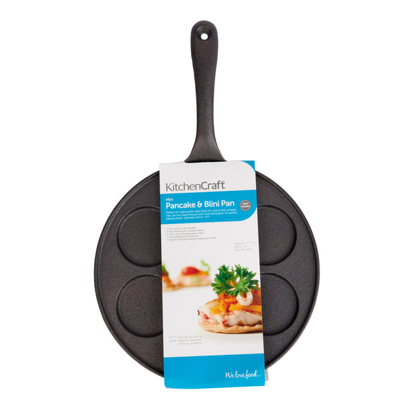 KitchenCraft Cast Iron 7 Hole Blinis Pan image 4