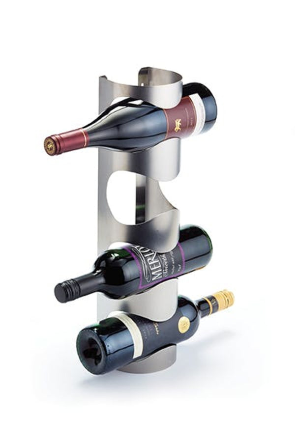 BarCraft Wall Mounted Stainless Steel Bottle Wine Rack