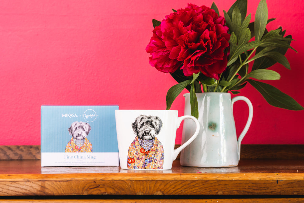 Mikasa Tipperleyhill Cockapoo Print Fine China Mug, 380ml
