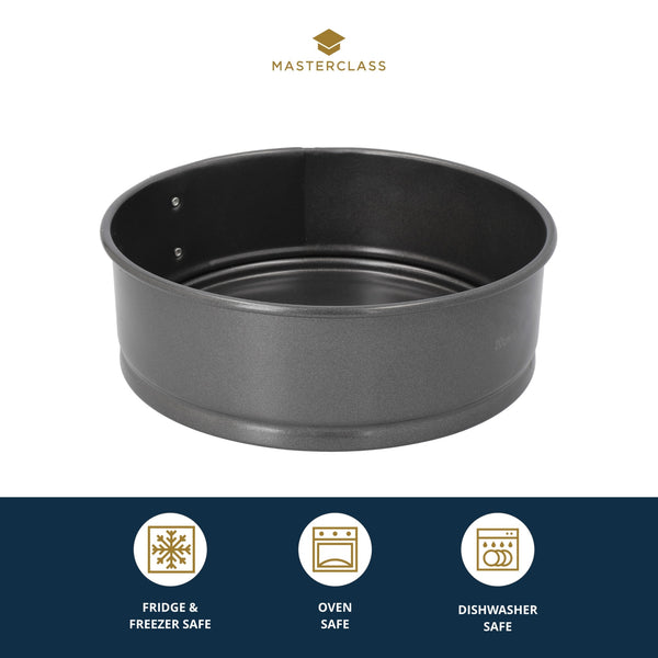 MasterClass Non-Stick 15cm Loose Base Spring Form Cake Pan – CookServeEnjoy