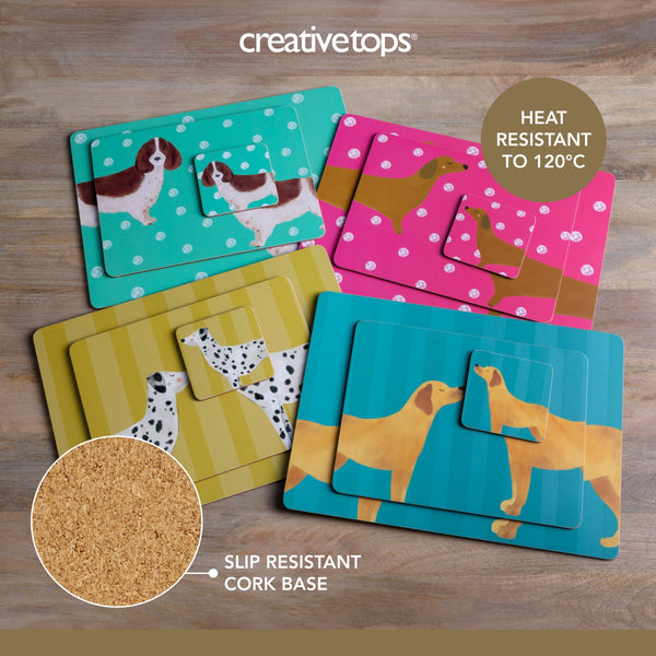 Creative Tops Dog Print Set of 4 Rectangle Placemats, 30 x 22.5CM image 9
