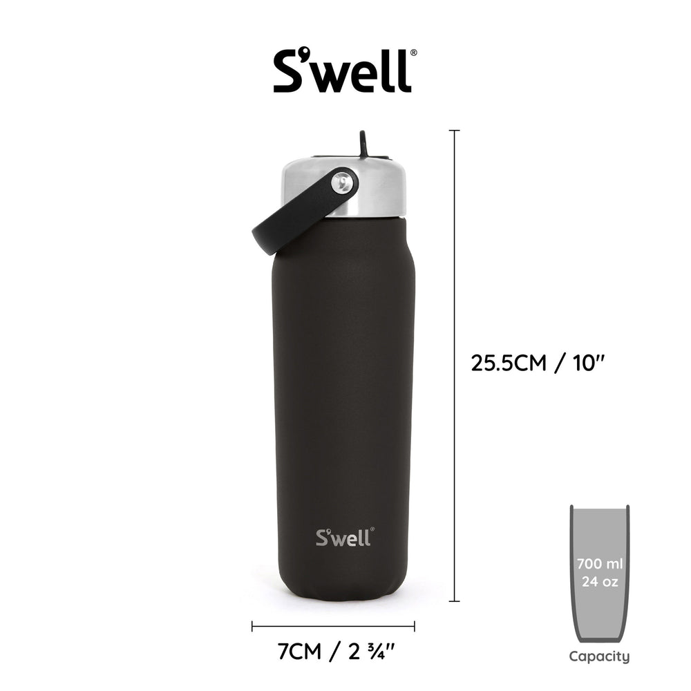 S'well Explorer Bottle, Onyx, 700ml