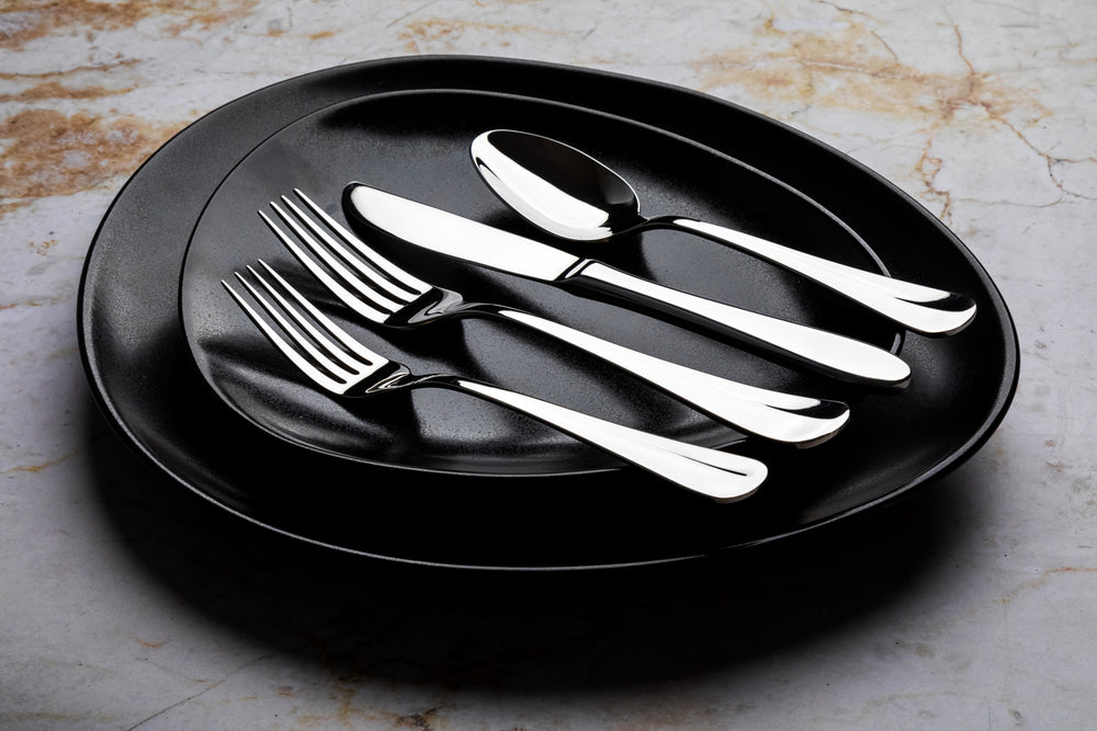 Mikasa Hospitality 12-Piece Baguette Dessert Fork Cutlery Set