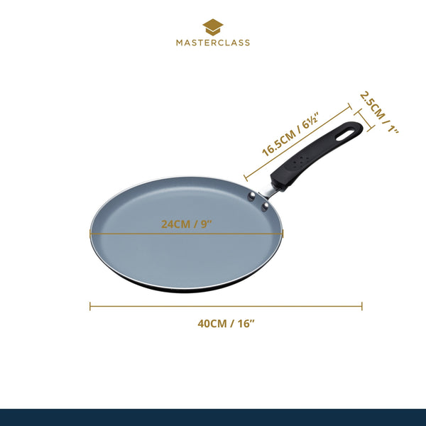 MasterClass Ceramic Non-Stick Eco Crêpe Pan, 24cm image 6
