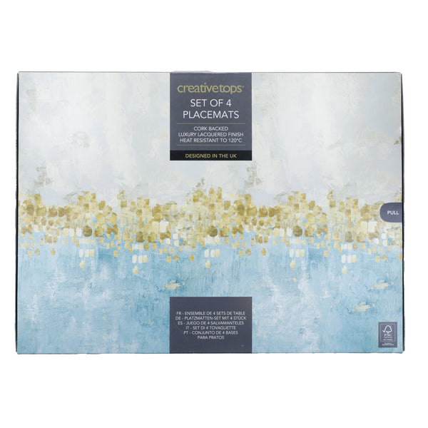 Creative Tops Golden Reflections Pack Of 4 Large Premium Placemats image 3