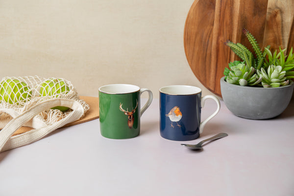 Mikasa Stag Print Porcelain Mug, 280ml image 6