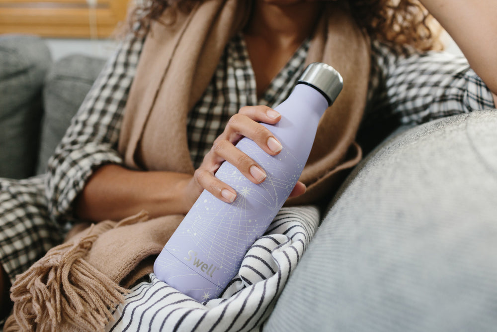 S'well Periwinkle Stars Drinks Bottle, 500ml