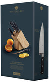 MasterClass Halo 5 Piece Knife Set with Oak Wood Storage Block image 4