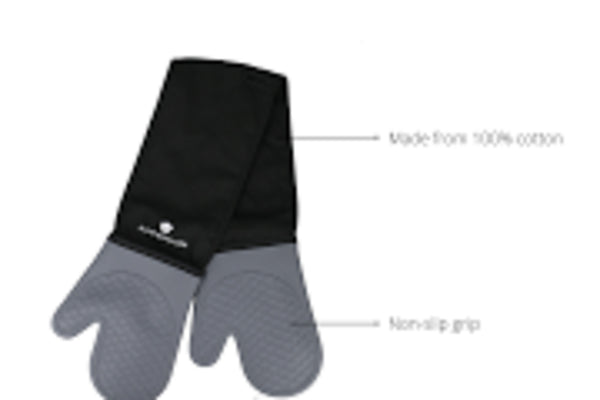 MasterClass Waterproof Silicone Double Oven Gloves with Thumbs image 8
