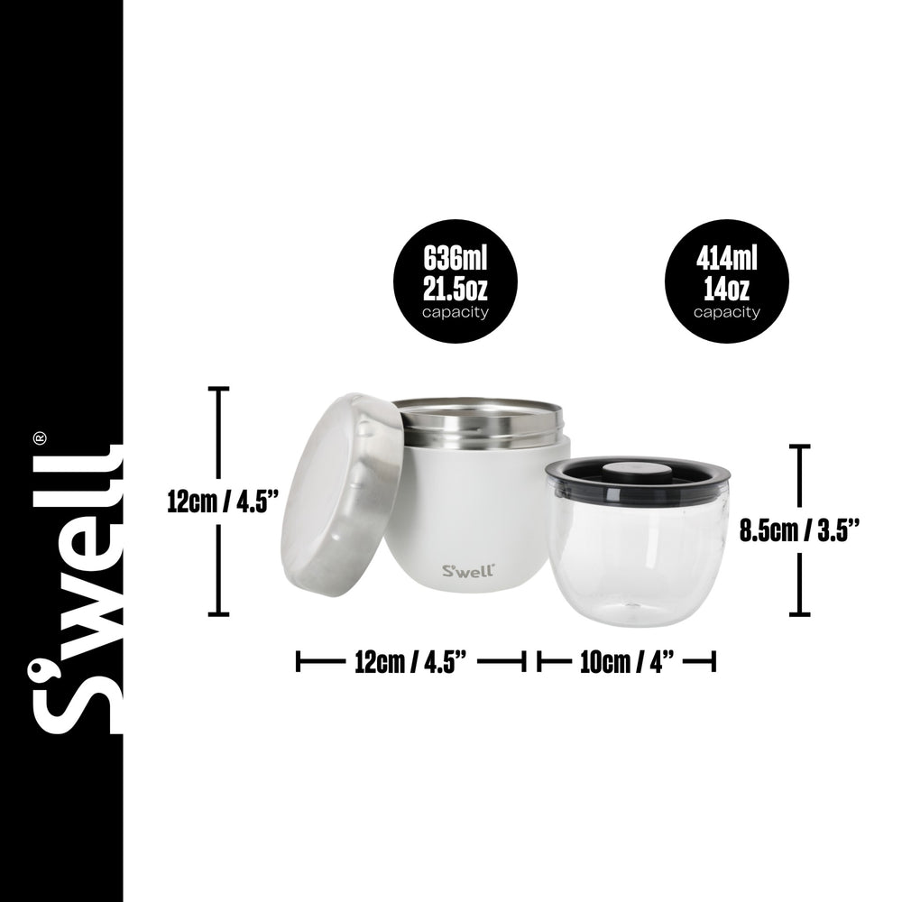 Moonstone S’well Eats 2-in-1 Food Bowl, 636ml