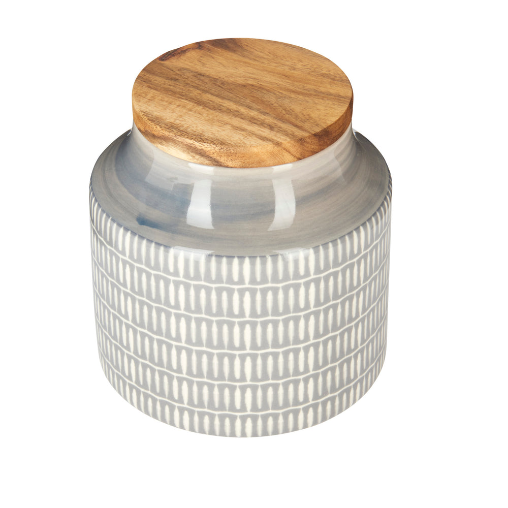 Mikasa Drift Storage Jar Grey