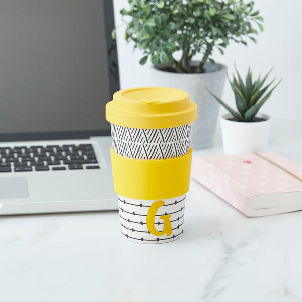 KitchenCraft 410ml Bamboo A to Z Letter 