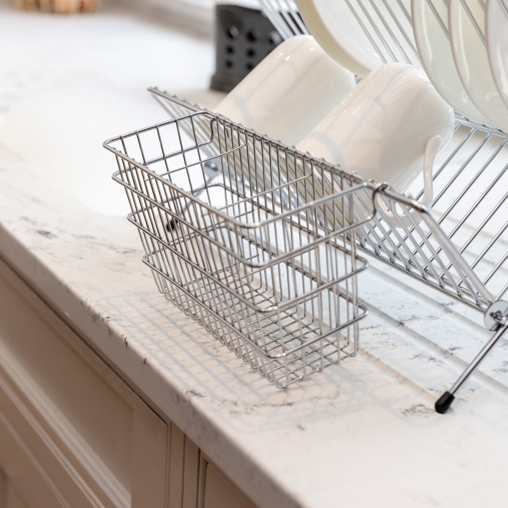 KitchenCraft Hook Over Cutlery Draining Basket