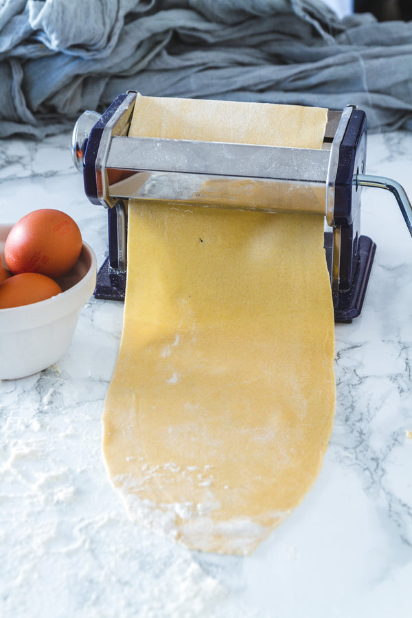 KitchenCraft World of Flavours Blue Stainless Steel Pasta Maker image 6