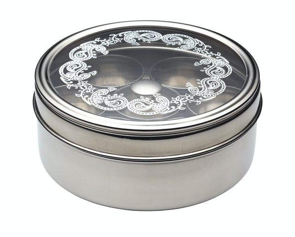 KitchenCraft World of Flavours Indian Stainless Steel Masala Dabba image 3