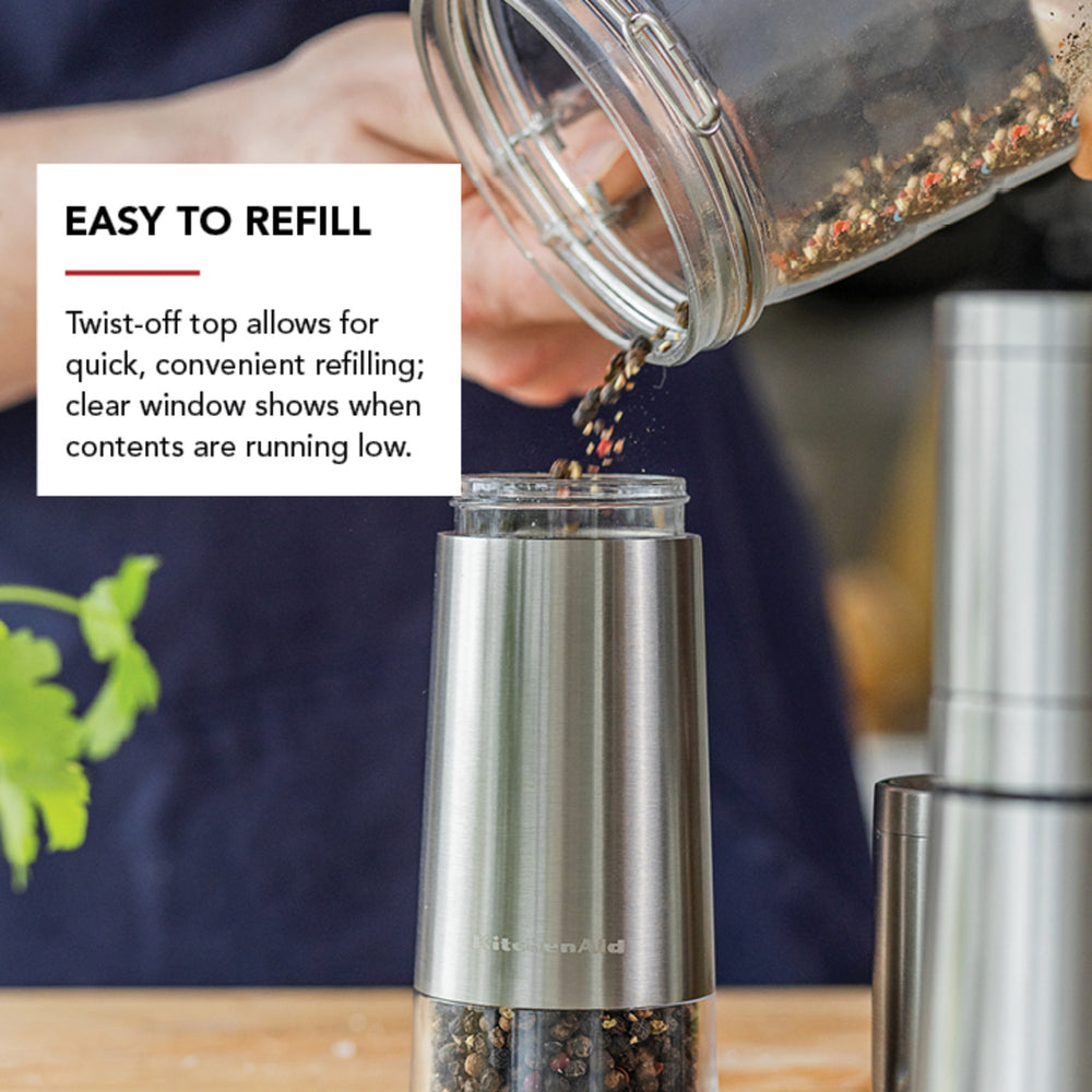 KitchenAid Salt and Pepper Grinders, Set of 2