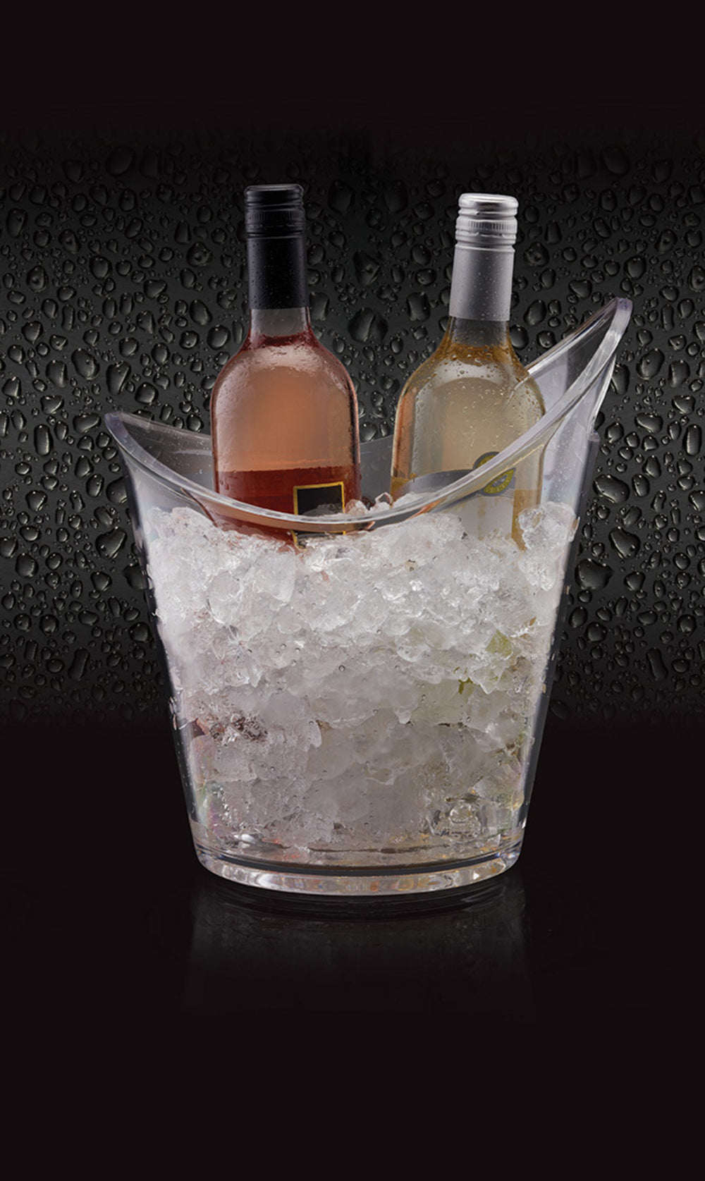 BarCraft Clear Acrylic Drinks Pail / Wine Cooler