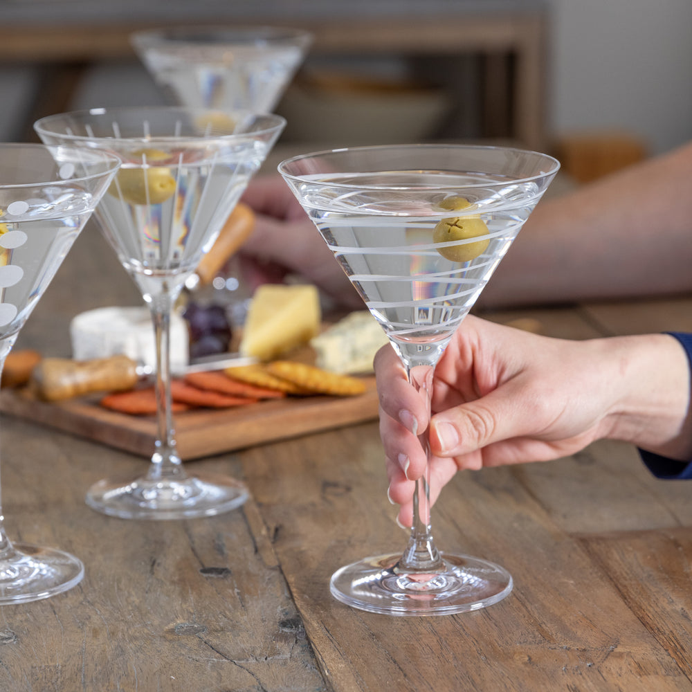 Mikasa Cheers Set of 4 Martini Glasses