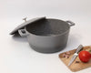 MasterClass Large 5 Litre Casserole Dish with Lid - Ombre Grey image 2