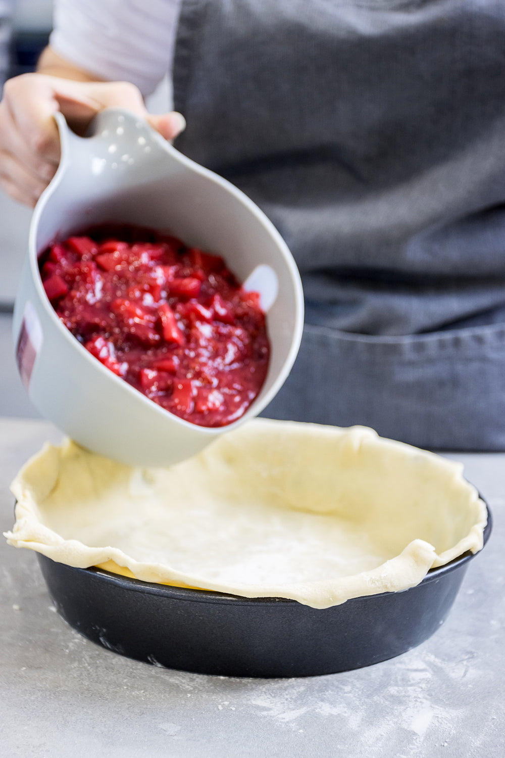 MasterClass Non-Stick Deep Pie Pan, 23cm