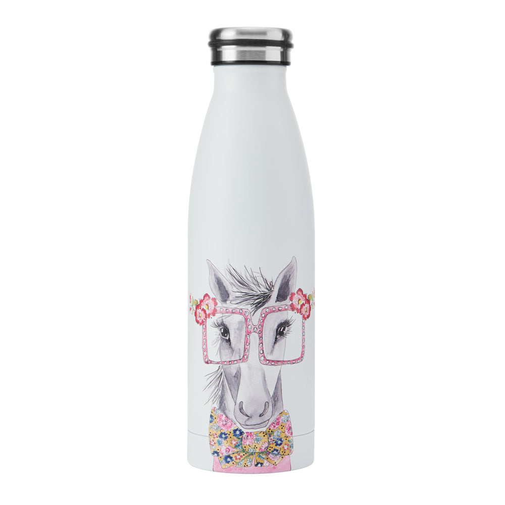 Mikasa Tipperleyhill Horse Double-Walled Stainless Steel Water Bottle, 500ml image 1
