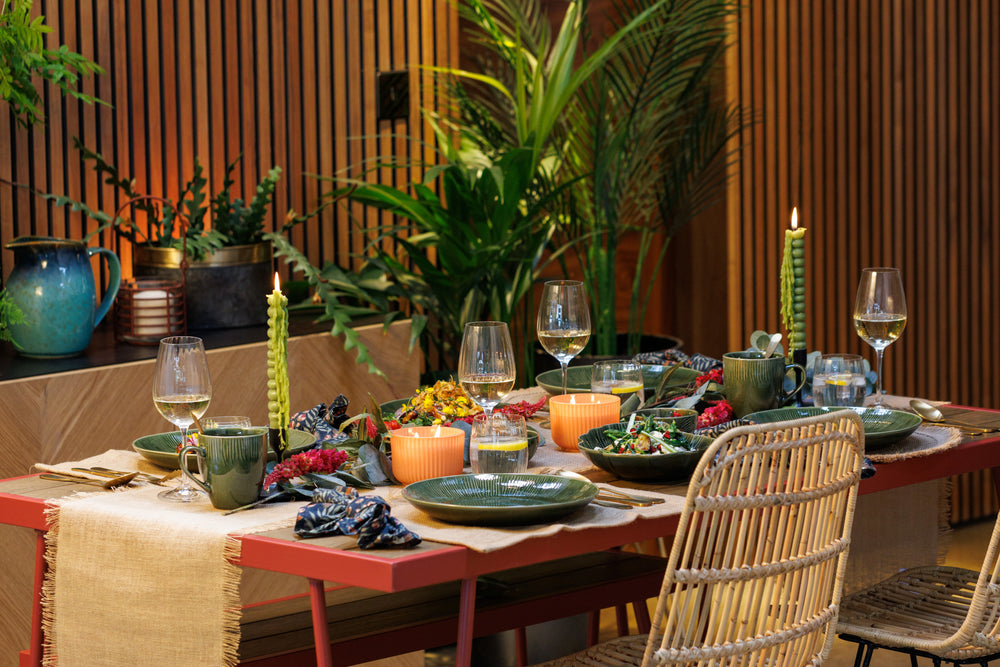 Mikasa Frayed Jute Table Runner, Natural, 230 x 33cm