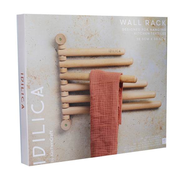 KitchenCraft Idilica Beechwood Wall Rack image 4