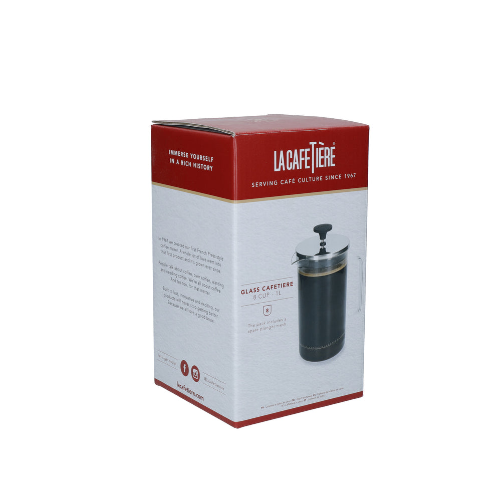 La Cafetière Glass Cafetière - 8 Cup