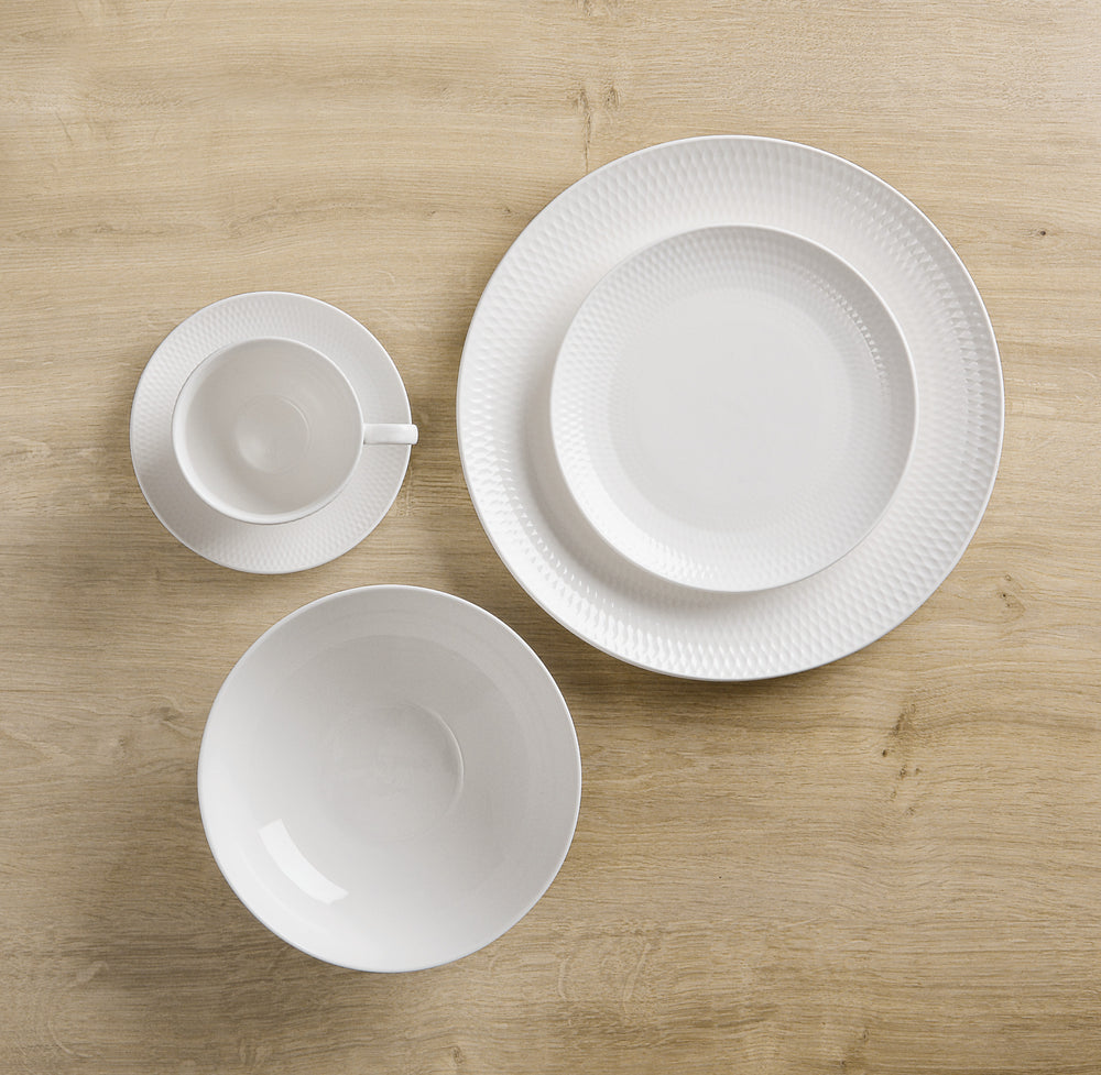 Maxwell & Williams White Basics Diamonds 16 Piece Dinner Set