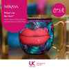 Mikasa x Sarah Arnett Stainless Steel Moscow Mule Mug with Lip Print, 450ml