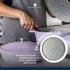 MasterClass Lavender Cast Aluminium Casserole Dish, 4L image 11