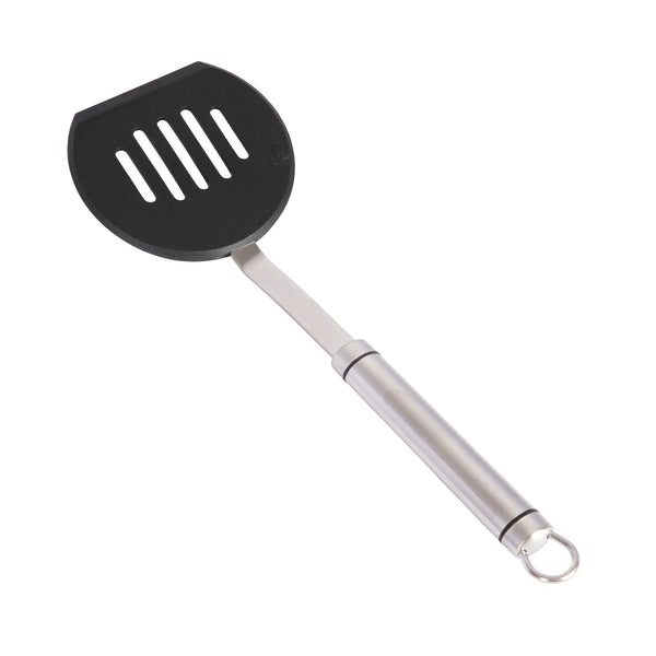 KitchenCraft Oval Handled Stainless Steel Non-Stick Half Round Turner image 2