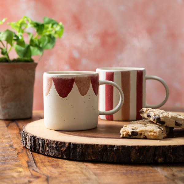 Mikasa Pink and Orange Stripe Mug, 380ML image 6