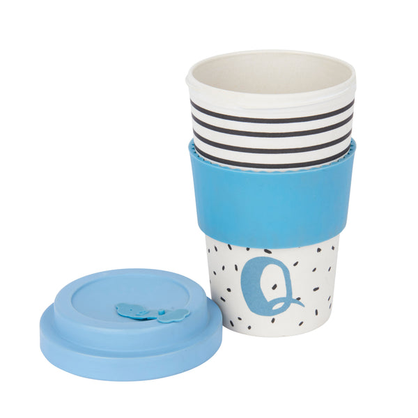 KitchenCraft 410ml Bamboo A to Z Letter 