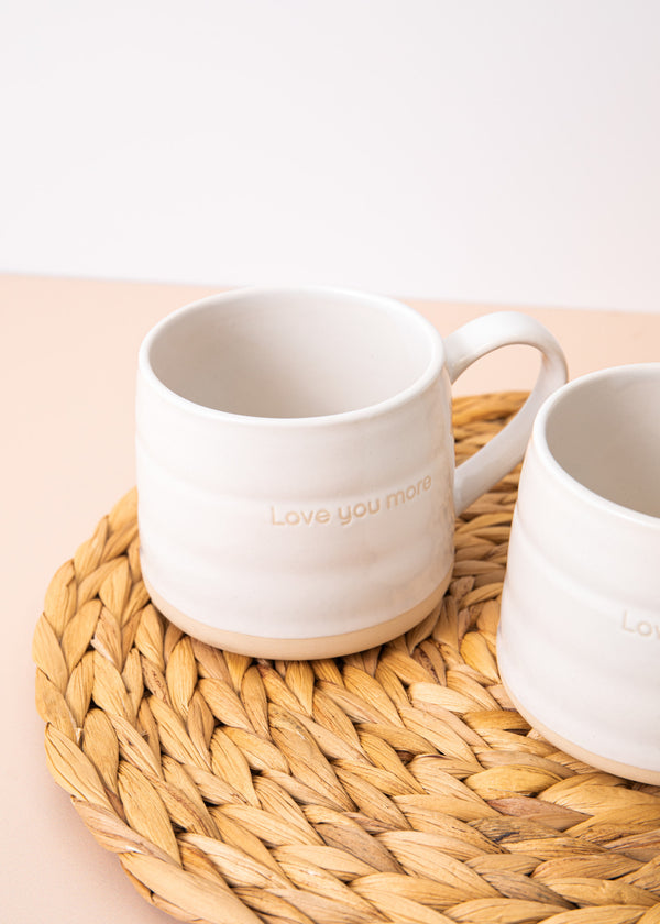 Mikasa Farmhouse Love Ceramic Mugs, Set of 2, 380ml, White image 13